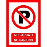 Placuta nu parcati no parking